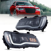VLAND LED Projector Headlights For Chrysler 300 2011–2023